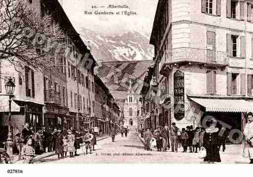 Ville de ALBERTVILLE, carte postale ancienne