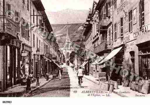 Ville de ALBERTVILLE, carte postale ancienne