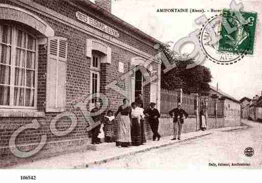 Ville de AMIFONTAINE, carte postale ancienne