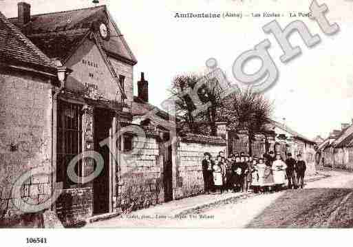 Ville de AMIFONTAINE, carte postale ancienne