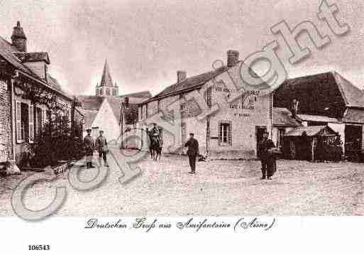 Ville de AMIFONTAINE, carte postale ancienne