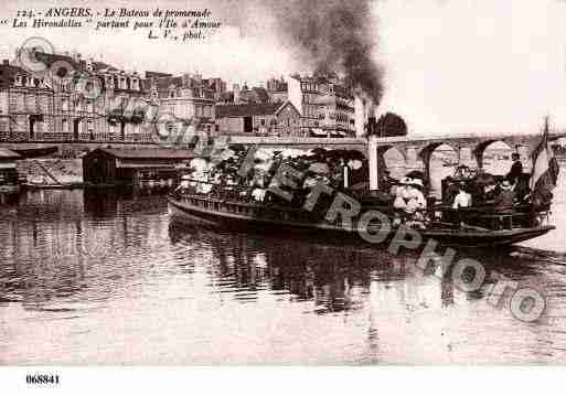 Ville de ANGERS, carte postale ancienne