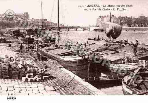 Ville de ANGERS, carte postale ancienne