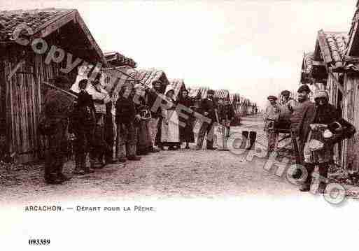 Ville de ARCACHON, carte postale ancienne