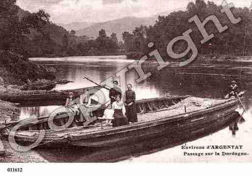 Ville de ARGENTAT, carte postale ancienne