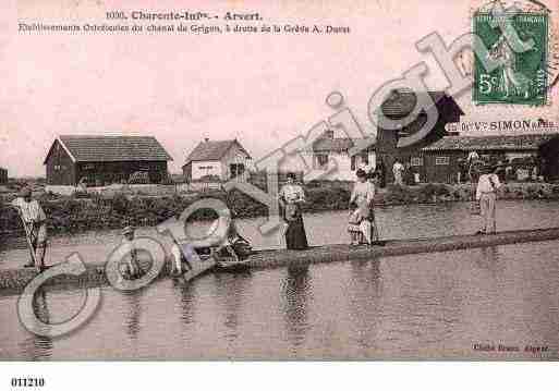 Ville de ARVERT, carte postale ancienne