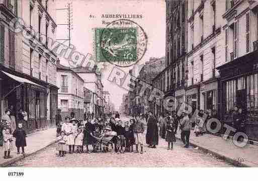 Ville de AUBERVILLIERS, carte postale ancienne