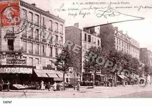 Ville de AUBERVILLIERS, carte postale ancienne