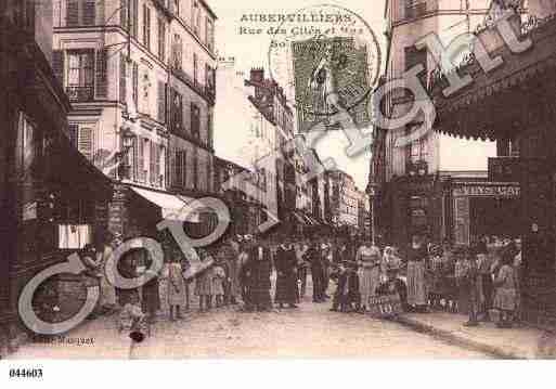 Ville de AUBERVILLIERS, carte postale ancienne