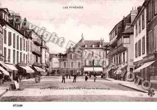 Ville de BAGNERESDEBIGORRE, carte postale ancienne