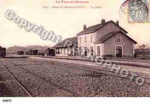 Ville de BEAUMONTDELOMAGNE, carte postale ancienne