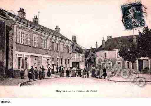 Ville de BOYNES, carte postale ancienne