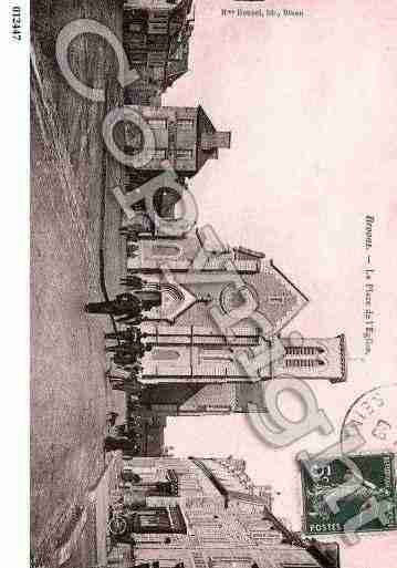 Ville de BROONS, carte postale ancienne