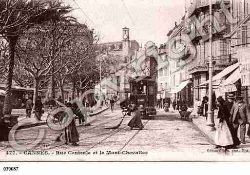 Ville de CANNES, carte postale ancienne