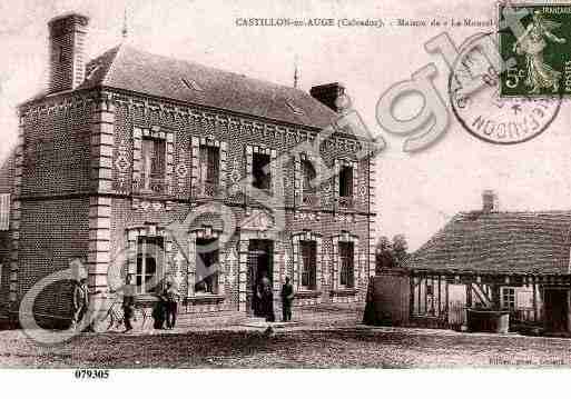 Ville de CASTILLONENAUGE, carte postale ancienne