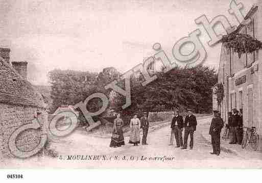 Ville de CHALOUMOULINEUX, carte postale ancienne