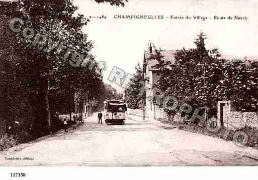 Ville de CHAMPIGNEULLES, carte postale ancienne