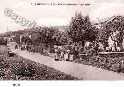 Ville de CHAMPIGNEULLES, carte postale ancienne