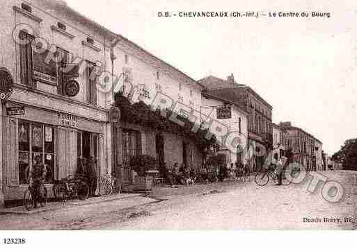 Ville de CHEVANCEAUX, carte postale ancienne