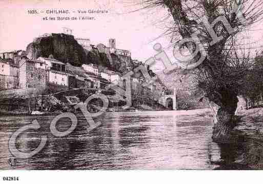 Ville de CHILHAC, carte postale ancienne