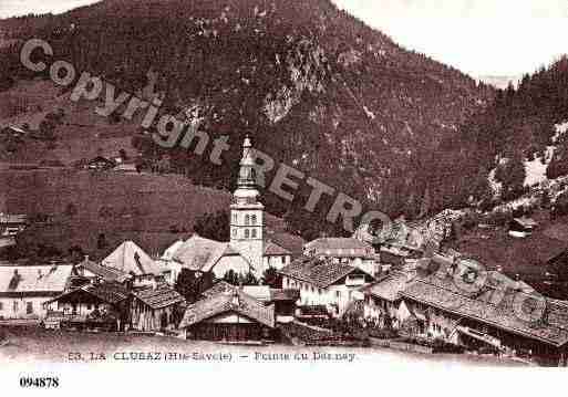 Ville de CLUSAZ(LA), carte postale ancienne