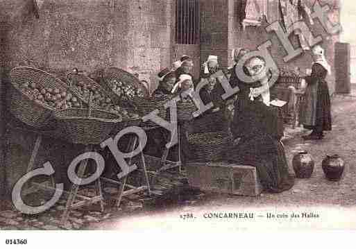 Ville de CONCARNEAU, carte postale ancienne