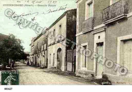 Ville de COURNONSEC, carte postale ancienne