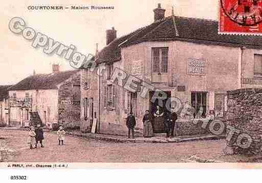 Ville de COURTOMER, carte postale ancienne