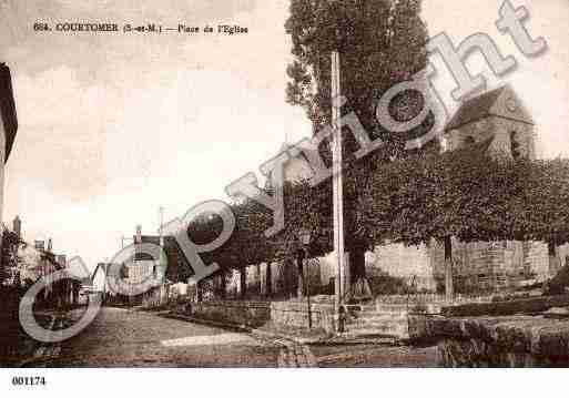 Ville de COURTOMER, carte postale ancienne