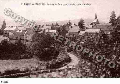 Ville de CUSSYENMORVAN, carte postale ancienne