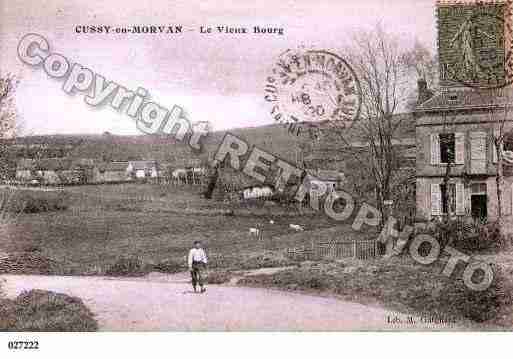 Ville de CUSSYENMORVAN, carte postale ancienne