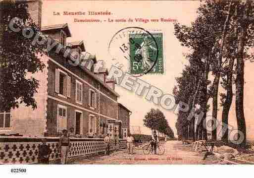 Ville de DAMELEVIERES, carte postale ancienne