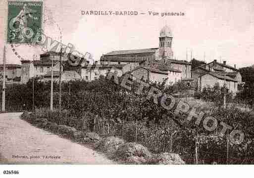 Ville de DARDILLY, carte postale ancienne