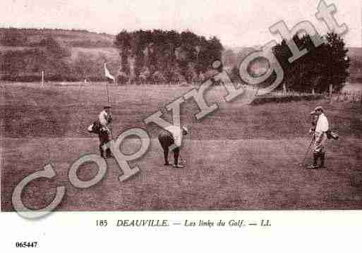 Ville de DEAUVILLE, carte postale ancienne