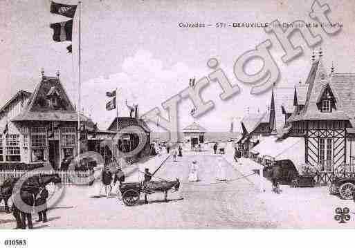 Ville de DEAUVILLE, carte postale ancienne