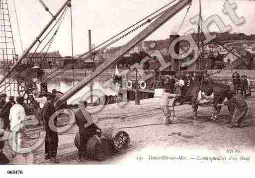 Ville de DEAUVILLE, carte postale ancienne