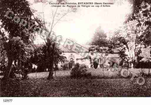 Ville de ESTADENS, carte postale ancienne