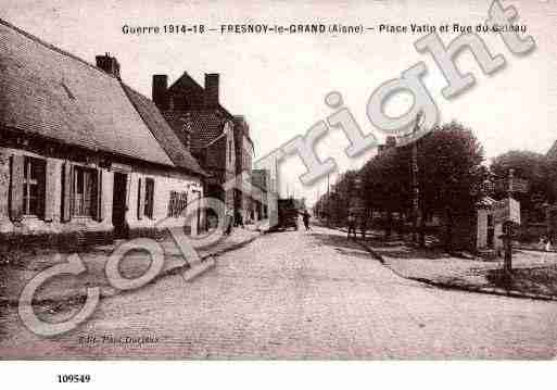 Ville de FRESNOYLEGRAND, carte postale ancienne Ville de FRESNOYLEGRAND, carte postale ancienne