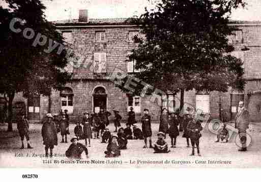 Ville de GENILAC, carte postale ancienne