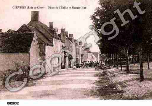 Ville de GIEVRES, carte postale ancienne