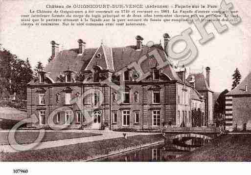 Ville de GUIGNICOURTSURVENCE, carte postale ancienne