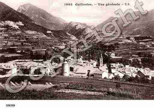 Ville de GUILLESTRE, carte postale ancienne