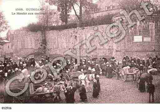 Ville de GUINGAMP, carte postale ancienne