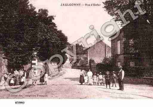 Ville de JAULGONNE, carte postale ancienne