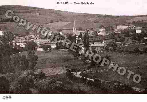 Ville de JULLIE, carte postale ancienne