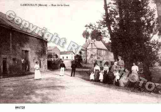 Ville de LAMOUILLY, carte postale ancienne