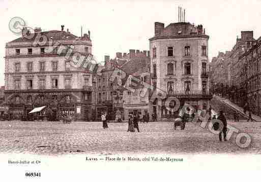 Ville de LAVAL, carte postale ancienne