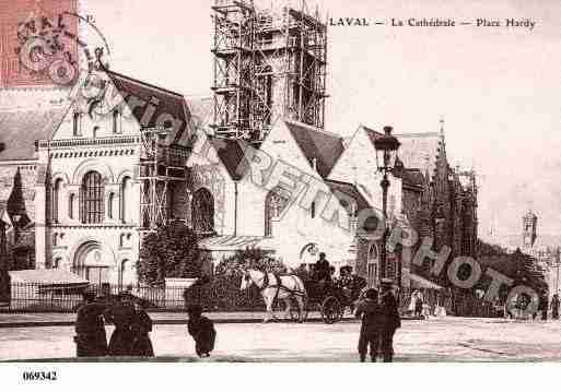 Ville de LAVAL, carte postale ancienne