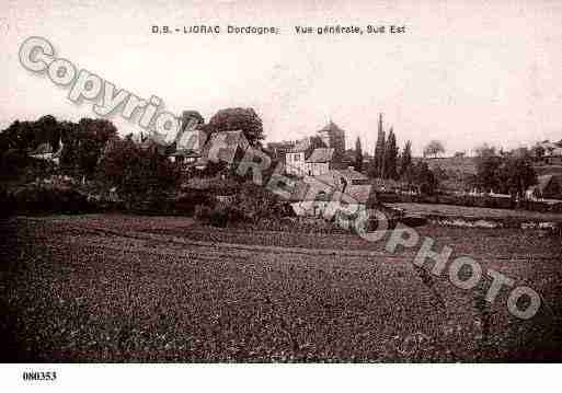 Ville de LIORACSURLOUYRE, carte postale ancienne