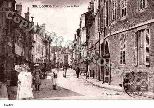 Ville de LOUHANS, carte postale ancienne